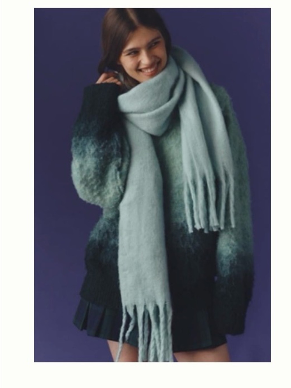 Soft Scarf - Mint Green
